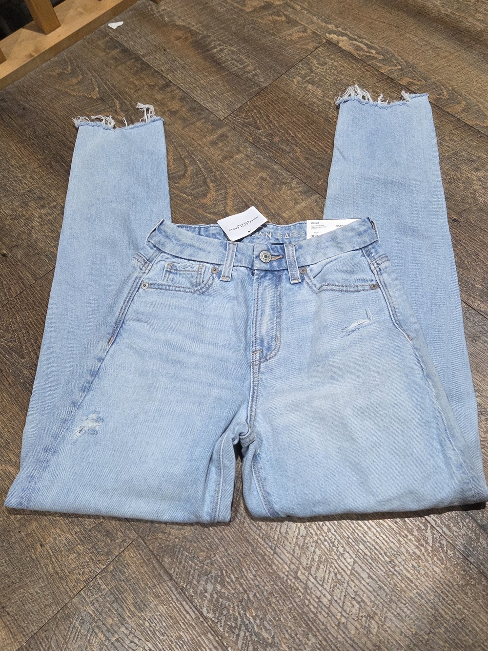 American Eagle Outfitters Light Blue High-Rise Skinny Jeans